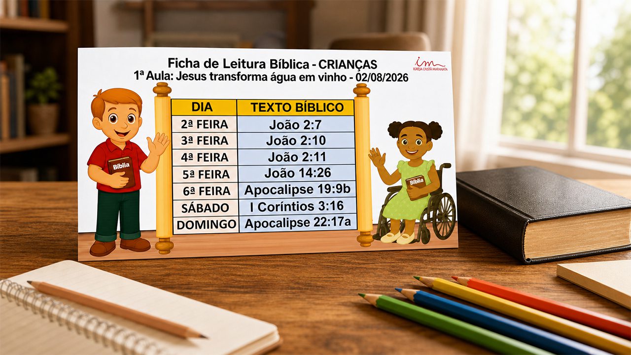 Ficha de Leitura - Crianças - Agosto 2026