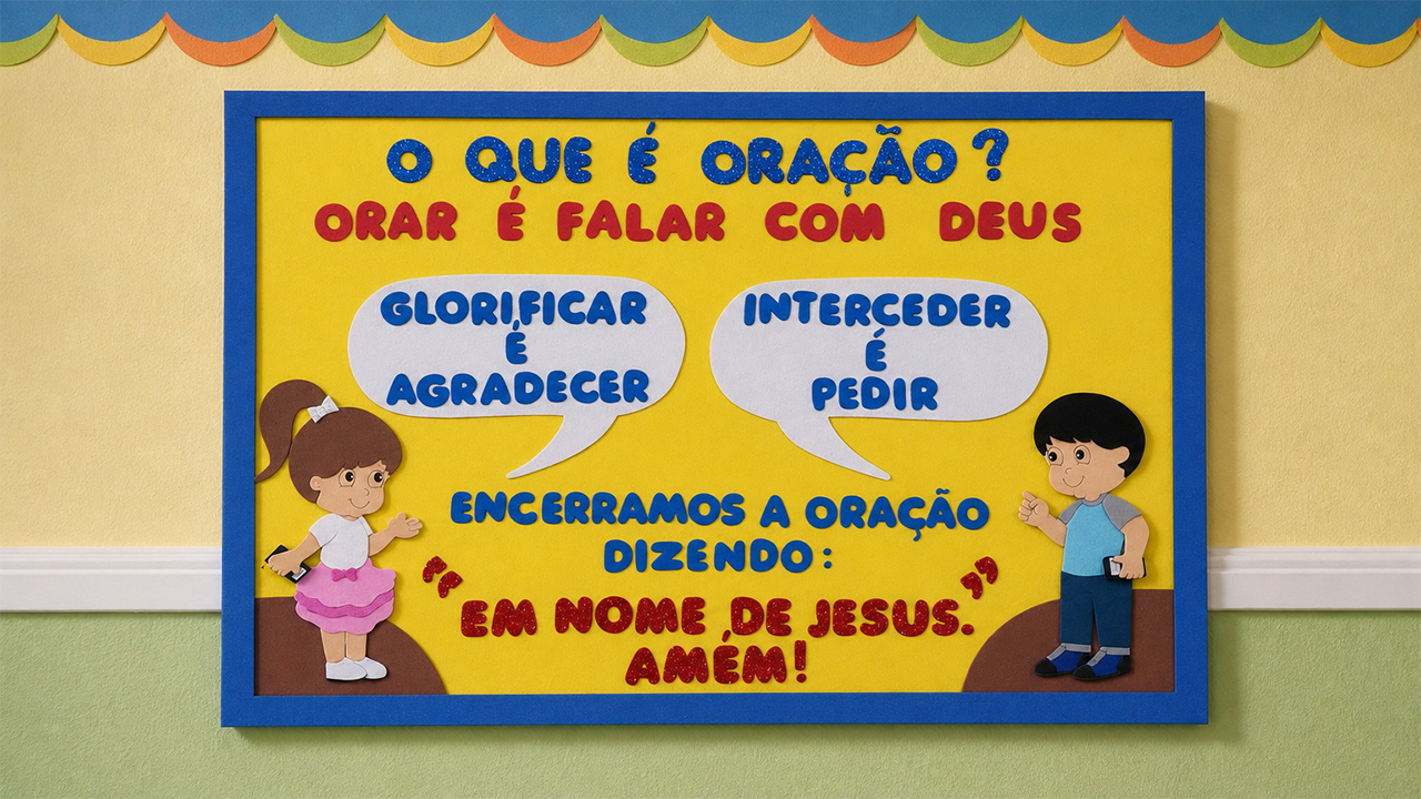 Cartaz - O que é Oração?